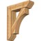 Ekena Millwork Westlake Slat Rough Sawn Bracket w/ Offset Brace, Western Red Cedar, 8"W x 30"D x 36"H BKT0806X30X36WTL06RWR - alternate 1